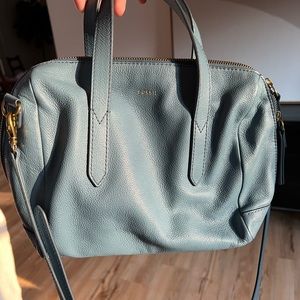 Light blue Fossil handbag